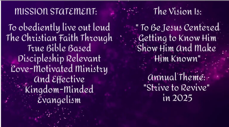 Mission and Vision Statement